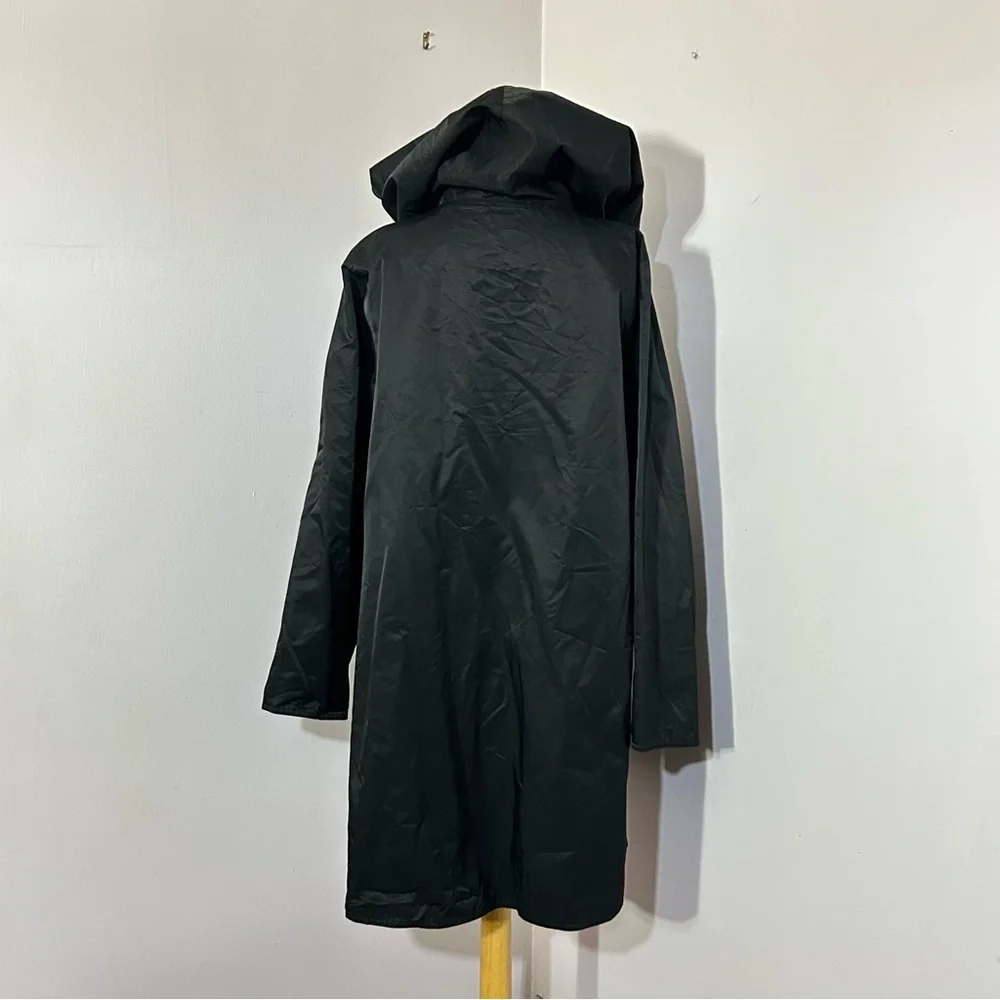 Eileen Fisher Reversible Hooded Jacket Raincoat - Picture 3 of 8
